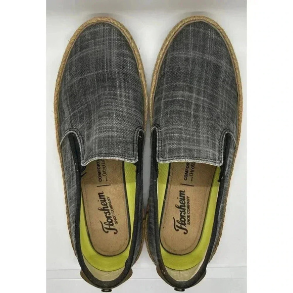Original Penguin Espy Blue Linen Men's Slip-On Loafer Shoes Jute Espadrille 8.5 - Picture 11 of 15